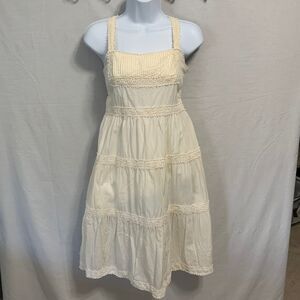 Matilda Jane Cream colored sundress  size 8‎